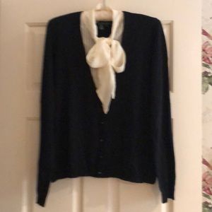 Ralph Lauren cashmere and silk cardigan. Size Large